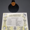 1937 Secret Whistling Brass Ring with Code Instructions Sheet